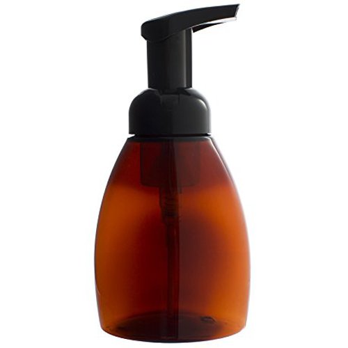 Buy Amber PET BPA Free Plastic Refillable Travel Foamer Pump Bottle