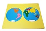 Amazing Child Montessori Small World Board Puzzle 14 1/2