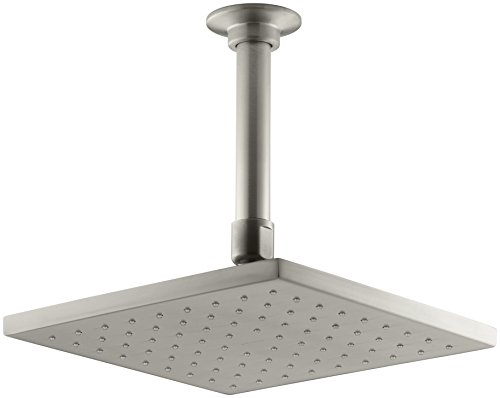KOHLER 45200-BN Contemporary Square Rainhead with Katalyst A