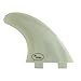Ho Stevie! FRP Thruster (3) Surfboard Fins - Stronger Than Regular Nylon Fins - Includes Fin Bag, Screws, Wax Comb and Fin Key