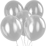 PREXTEX Silver Jumbo Balloons - 30 Extra Large 18