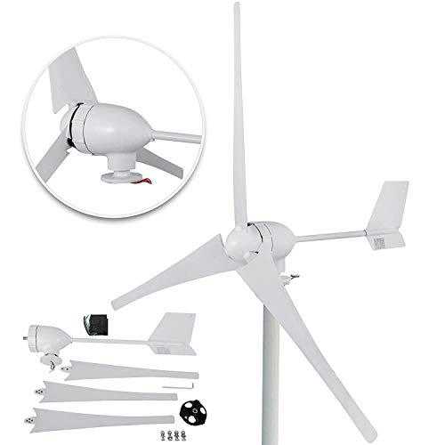 Happybuy Wind Turbine Generator 700W DC 24V Wind Turbine 3...