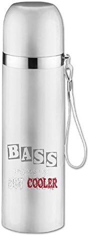 Jidfnjg Bass Like A Guitar Stainless Steel Bottle Vacuum Flask Thermos Coffee Cup Hot Drink Or Cold Drink.