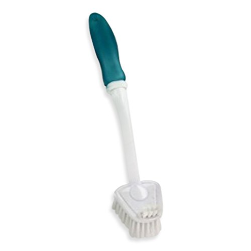 MSK Scrub Brush Cleaning with Easy Grip Long Handle Brushes , Cleaner