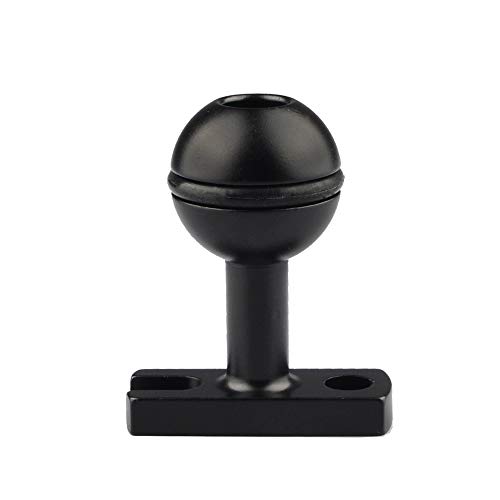 MINIFOCUS 1" Ball Head Base Adapter Fixed for Underwater Housing Camera Tray Handle Arm System Diving Photography Accessories(2 Pack) - Thumbnail 5