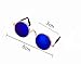DPLUS Cool Stylish and Funny Cute Pet Sunglasses Pet Goggles - Glasses Set of 5 - Classic Retro Circular Metal Prince Sunglasses for Cat,Chihuahua or Small Dogs (Classic Retro)