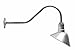 The ABBA Sign Light | Galvanized Standard Barn Lighting Shade | 9 Inch Reflector and 23 Inch Gooseneck | Rated to 150 Watts with LED Compatibility (Galvanized) …