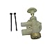 Beech Lane RV Upgraded Toilet Water Valve Assembly 385314349 for Dometic Sealand EcoVac Vacuflush Pedal Flush Toilets (Off White)