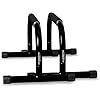 Lebert Fitness Parallettes Dip Stand Push Up Bars, Zwart