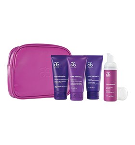 Amazon Com Pure Vibrance Travel Set Lustre Fortifying Shampoo