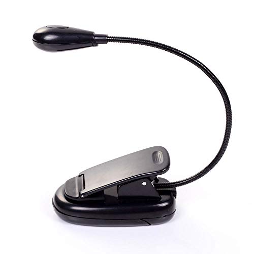 4 LED Clip On Book Light for Reading in Bed or Traveling, Battery Opereated