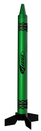 Estes Alien Crayon Model Rocket Kit, Green