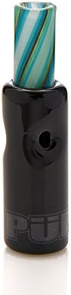 PURR Smokey Rolling Tip (Black/Air) - Improve Your Smoking Experience with This High Quality Glass Filter Tip for Tastier Flavor & Smoother Hits! Easily Cleaned & 100% Reusable. Great for Hand Rolls