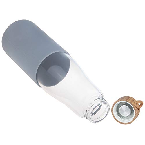 image for Origin - Best BPA-Free Glass Water Bottle with Protective Silicone Sle