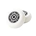 RipStik Casterboard Replacement Wheel Set 76 mm w/ bearings (Silver-Gray/White)