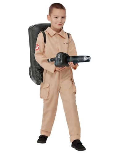 Smiffys Official Licensed Ghostbusters Child’s Costume, Jumpsuit, Teen