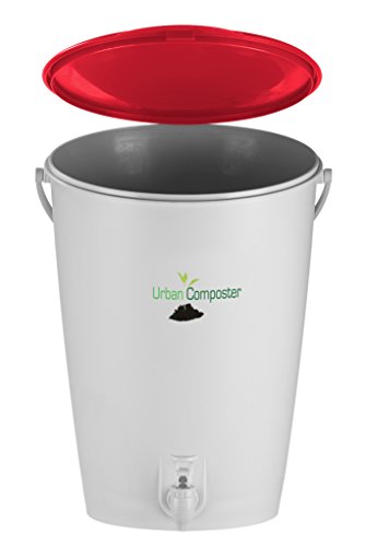 Exaco UClarge-R Urban Composter, 4 Gal, Red