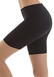 Yoga Reflex - Yoga Shorts for Women - Workout Yoga Short - Hidden Pocket (From XS to 2XL) , Black , Medium