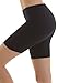 Yogareflex - Yoga Shorts for Women - Workout Yoga Short - Hidden Pocket (From XS to 3XL) , Black , Medium Size
