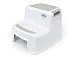 Dual Height 2 Step Stool for Kids | Toddler's Stool for Potty Training and Use in The Bathroom or Kitchen | Wide Two-Step Design for Growing Children | BPA Free Soft-Grip Steps for Comfort and Safety