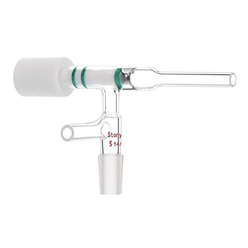 StonyLab Chromatography Flow Control Adapter with 14/20 for Flash Chromatography Column