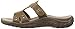 Skechers Women's Reggae Trench Town Slide Sandal,Desert Crazy Horse Leather,7 M US