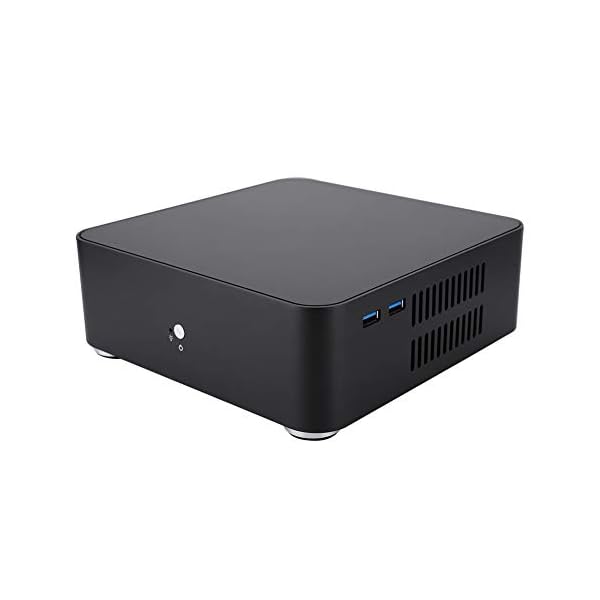 Black Aluminum Alloy HTPC Case Mini ITX Computer Case Mini ITX, USB3.0 HTPC case, for MINH-IIX Motherboard for 6.69 * 6…