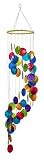 31.5" Long Rainbow Spiral Capiz Chime Windchime New