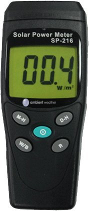 Ambient Weather TM-206 Solar Power Meter (Pyranometer)