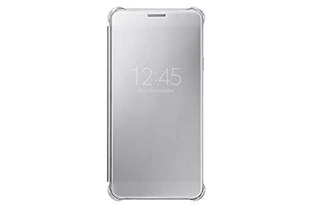 SAMSUNG Galaxy A7 (2016) Clear View Cover Case EF-ZA710CSEGWW - Silver (Case 14 cm (5.5 Inches), Silver)