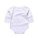 Mikrdoo Baby Clothes Set Long Sleeve Bodysuit White Tops Unicorn Printed Pants and Headband Outfits (0-6 Months)