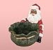 African American Christmas Santa Candy Tray Figurine SM
