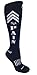 MOXY Socks Sergeant Pain Black with White Knee-High Deadlift Socks