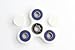 WeFidget's Anxiety Fighter Bluecap Fidget Spinners, 1-3 Minute Spin Time, Hybrid Ceramic Bearings (White)