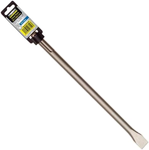 Wolfpack 07221020 Hammer Chisel SDS Plus Flat 25 x 400 mm, Grey, único