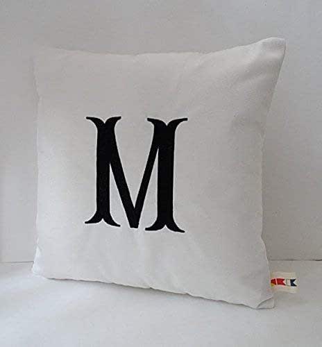 monogrammed baby pillow