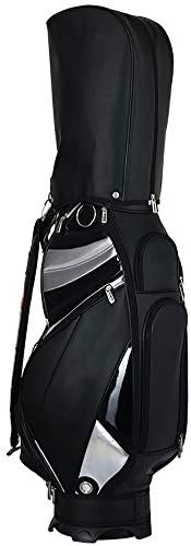 キャディバッグ クラブケース ゴルフバッグキャリーゴルフコースでゴルフバッグを運ぶためのウルトラライトパーフェクトウォーキングスタンド軽量 ゴルフクラブ収納袋 Color Black Size 25x45x125cm Bahramradan Com