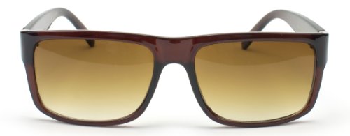 Flat Top Square Gradient Frame Womens Mens Super Oversized Unisex Fashion Sunglasses