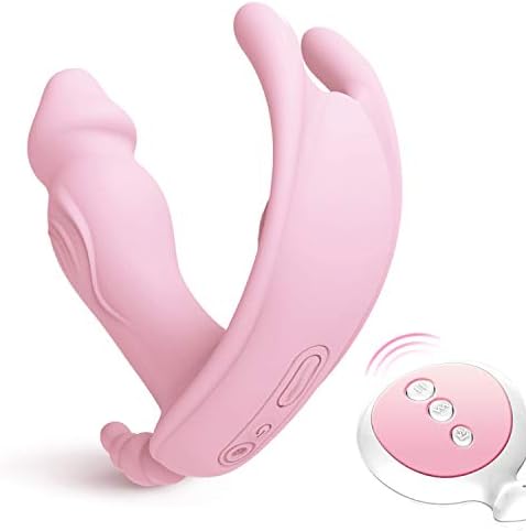Adult Alluring ToysWearable Butterfly knead Toys Happy toys for Women Manual hidden Stimulator Wireless Remote Control knead Toys Panties,Pink