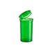 Premium Vials - 225 pcs, 19 Dram Green Pop Top Containers Full Cases, Best Medical Marijuana Container Pop Top Bottles Pop Top Vial. (19 Dram, Green)