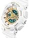 Boys Waterproof Watch with Alarm Chronograph Electronic Outdoor Sport Wrist Watch White+Gold