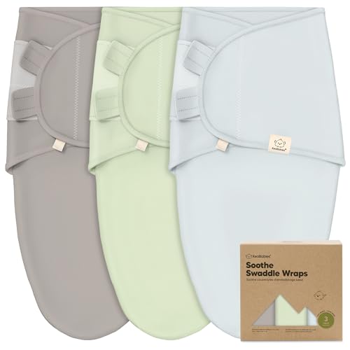 KeaBabies 3pk Organic Baby Swaddles