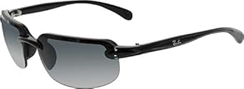 Ray-Ban Men's RB4047-601/6G-59 Black Rimless Sunglasses