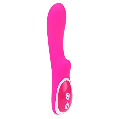 Silicone Female Vibrator, 10 Speed Vibrating G Spot Vagina Clitoris Vibrator, Clitoral G-Spot Stimulator USB R