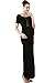 Momo Maternity Tee Shirt Column Dress - Black M