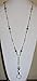 Hidden Hollow Beads Slim 34-Inch Women's Beaded Lanyard - White