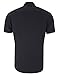 Fashion Smart Dress Shirts for Men Short Sleeve KL-1 CL4404,Black,Medium