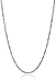 Sterling Silver Singapore Chain Necklace Set (1.4mm ), 18