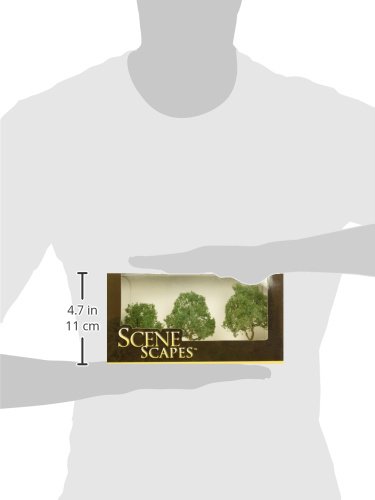 Bachmann Trains inches 4 inches  Elm Trees 3 Per Box