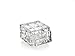 Celebrations by Mikasa 5162399 Glass Cubed Covered Box